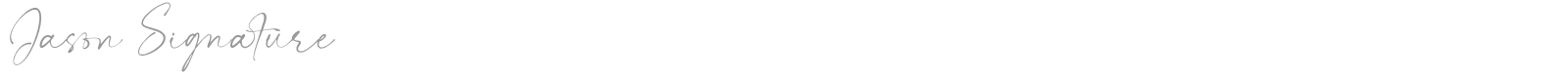 Jason Signature font preview